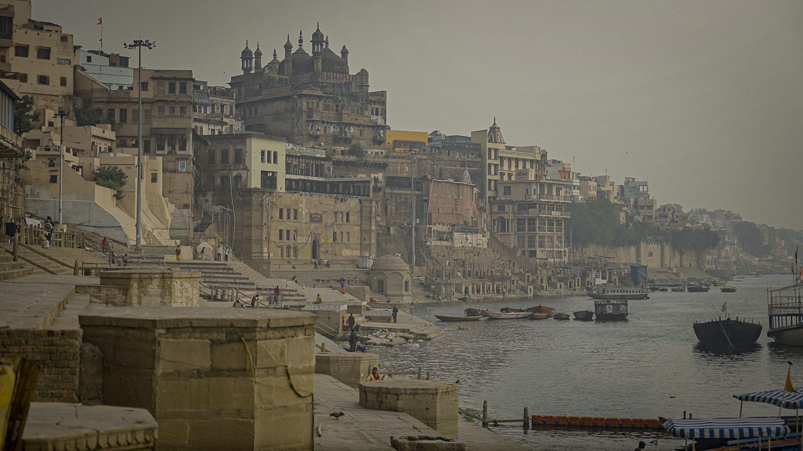The Ghats of Varanasi at Sunrise