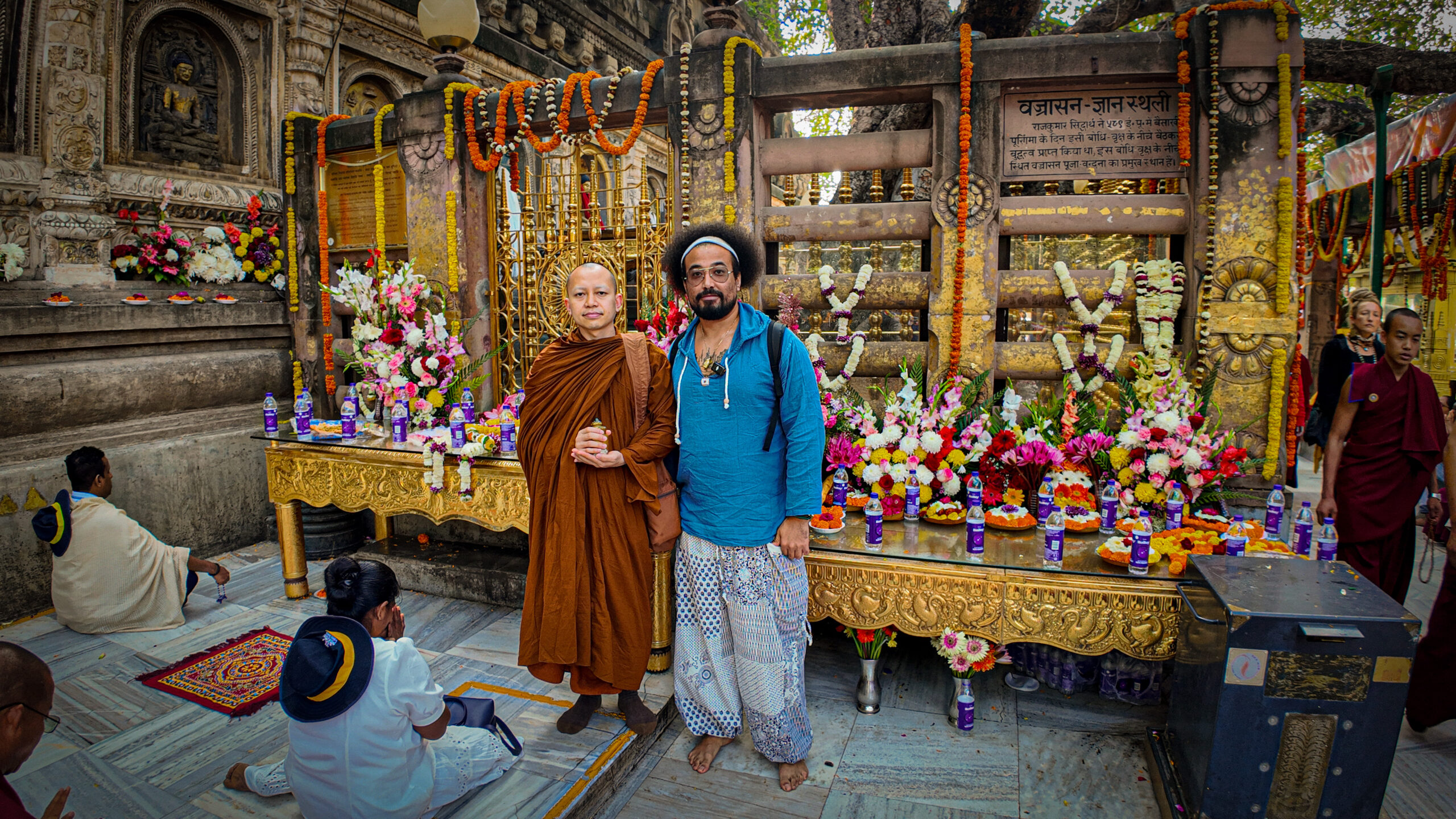Afro x Buddha at the Bodhi Tree